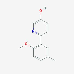 5-Hydroxy-2-(2-methoxy-5-methylphenyl)pyridine, 95%