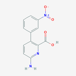 6-Amino-3-(3-nitrophenyl)picolinic acid, 95%