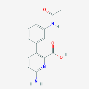 3-(3-Acetylaminophenyl)-6-aminopicolinic acid, 95%