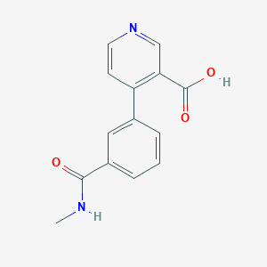 4-[3-(N-Methylaminocarbonyl)phenyl]nicotinic acid, 95%