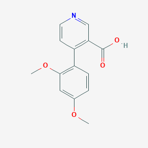 4-(2,4-Dimethoxyphenyl)nicotinic acid, 95%