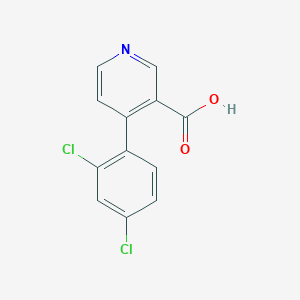 4-(2,4-Dichlorophenyl)pyridine-3-carboxylic acid