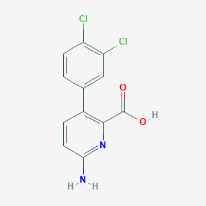 6-Amino-3-(3,4-dichlorophenyl)picolinic acid, 95%