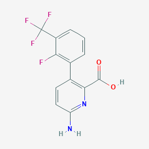 6-Amino-3-(2-fluoro-3-trifluoromethylphenyl)picolinic acid, 95%