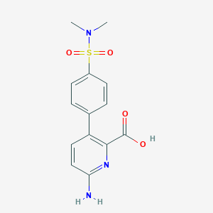 6-Amino-3-(4-N,N-dimethylsulfamoylphenyl)picolinic acid, 95%