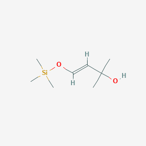 molecular formula C8H18O2Si B6416070 (2-Trimethylsiloxyvinyl)dimethylcarbinol CAS No. 80399-29-7
