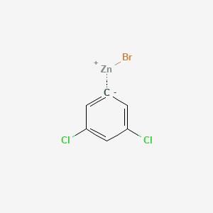 molecular formula C6H3BrCl2Zn B6416072 3,5-Dichlorophenylzinc bromide, 0.50 M in THF CAS No. 1274868-09-5