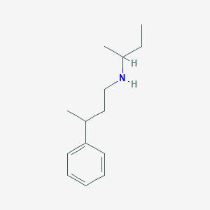 molecular formula C14H23N B6416103 (Butan-2-yl)(3-phenylbutyl)amine CAS No. 1240567-61-6