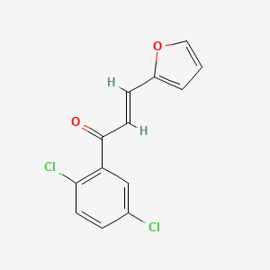 (2E)-1-(2,5-Dichlorophenyl)-3-(furan-2-yl)prop-2-en-1-one