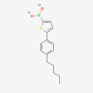 molecular formula C15H19BO2S B6416326 5-(4-Pentylphenyl)thiophene-2-boronic acid CAS No. 1309981-60-9