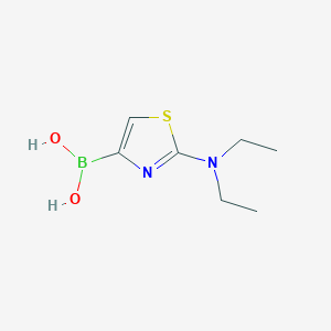 molecular formula C7H13BN2O2S B6416339 2-(Diethylamino)thiazole-4-boronic acid CAS No. 1309981-20-1
