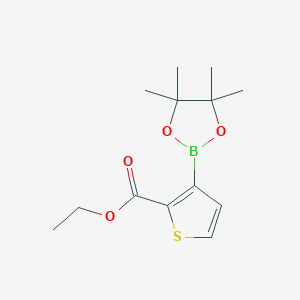 molecular formula C13H19BO4S B6416346 2-(Ethoxycarbonyl)thiophene-3-boronic acid pinacol ester CAS No. 1310404-99-9
