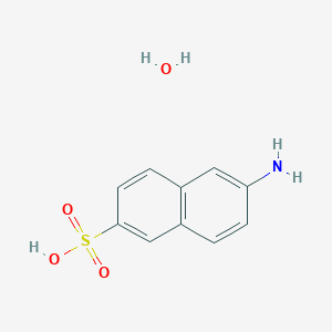 molecular formula C10H11NO4S B6416399 6-Amino-2-naphthalenesulfonic Acid Monohydrate CAS No. 5798-97-0