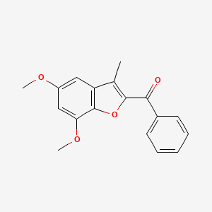 2-Benzoyl-5,7-dimethoxy-3-methylbenzofuran