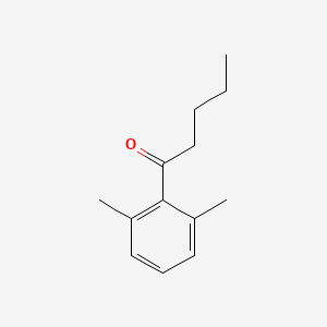 molecular formula C13H18O B6416488 1-(2,6-Dimethylphenyl)pentan-1-one CAS No. 1697006-93-1