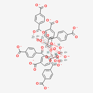 molecular formula C48H28O30Zr6+4 B6416537 Zirconium 1,4-dicarboxybenzene MOF (UiO-66) CAS No. 1072413-89-8