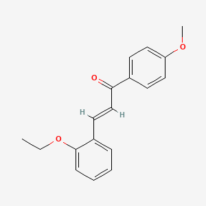 (2E)-3-(2-Ethoxyphenyl)-1-(4-methoxyphenyl)prop-2-en-1-one