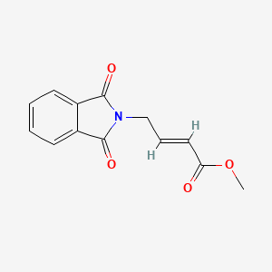 molecular formula C13H11NO4 B6416693 methyl (2E)-4-(1,3-dioxo-2,3-dihydro-1H-isoindol-2-yl)but-2-enoate CAS No. 54238-27-6