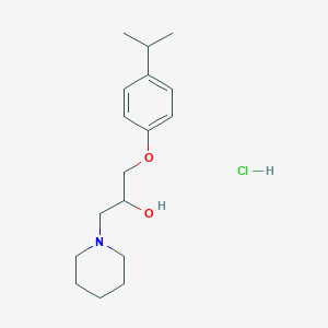 1-(piperidin-1-yl)-3-[4-(propan-2-yl)phenoxy]propan-2-ol hydrochloride