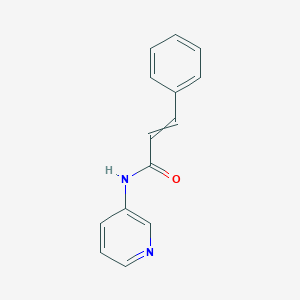 molecular formula C14H12N2O B6417098 (2E)-3-phenyl-N-(pyridin-3-yl)prop-2-enamide CAS No. 340258-16-4