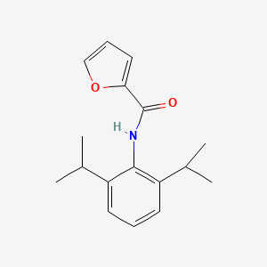 molecular formula C17H21NO2 B6417181 N-[2,6-bis(propan-2-yl)phenyl]furan-2-carboxamide CAS No. 451513-29-4