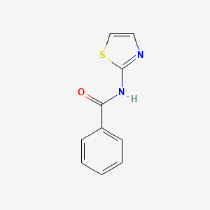 molecular formula C10H8N2OS B6417199 N-(1,3-噻唑-2-基)苯甲酰胺 CAS No. 13053-82-2