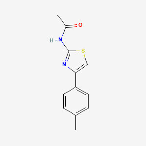 molecular formula C12H12N2OS B6417292 N-[4-(4-methylphenyl)-1,3-thiazol-2-yl]acetamide CAS No. 53101-17-0