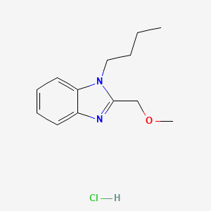 molecular formula C13H19ClN2O B6417389 1-butyl-2-(methoxymethyl)-1H-1,3-benzodiazole hydrochloride CAS No. 1052076-51-3