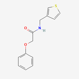 molecular formula C13H13NO2S B6417694 2-phenoxy-N-[(thiophen-3-yl)methyl]acetamide CAS No. 1060198-83-5