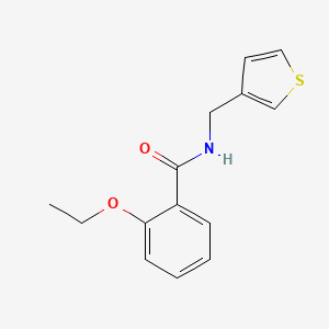 molecular formula C14H15NO2S B6417700 2-ethoxy-N-[(thiophen-3-yl)methyl]benzamide CAS No. 1058258-84-6