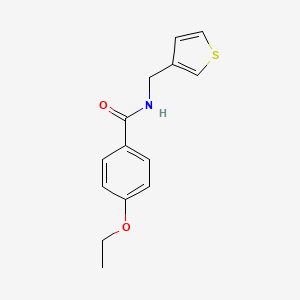 molecular formula C14H15NO2S B6417752 4-ethoxy-N-[(thiophen-3-yl)methyl]benzamide CAS No. 1060176-45-5