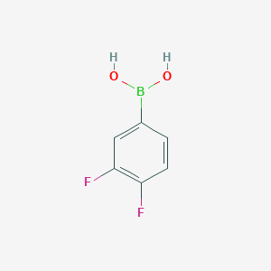 molecular formula C6H5BF2O2 B064182 3,4-Difluorophenylboronic acid CAS No. 168267-41-2
