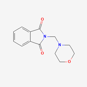 molecular formula C13H14N2O3 B6418640 2-[(morpholin-4-yl)methyl]-2,3-dihydro-1H-isoindole-1,3-dione CAS No. 6857-12-1