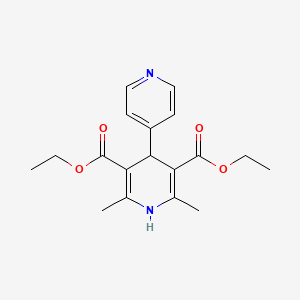 molecular formula C18H22N2O4 B6418730 3,5-diethyl 2,6-dimethyl-1,4-dihydro-[4,4'-bipyridine]-3,5-dicarboxylate CAS No. 21197-70-6