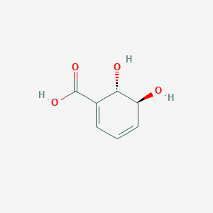 molecular formula C7H8O4 B064192 (2S,3S)-2,3-二羟基-2,3-二氢苯甲酸 CAS No. 176487-06-2
