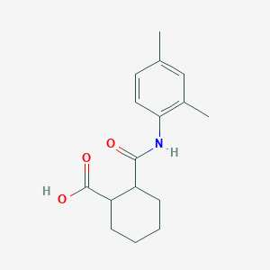 molecular formula C16H21NO3 B6419224 2-[(2,4-dimethylphenyl)carbamoyl]cyclohexane-1-carboxylic acid CAS No. 448254-85-1