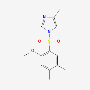 1-(2-methoxy-4,5-dimethylbenzenesulfonyl)-4-methyl-1H-imidazole