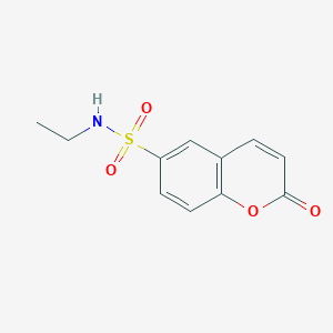 molecular formula C11H11NO4S B6419515 N-ethyl-2-oxo-2H-chromene-6-sulfonamide CAS No. 164471-04-9