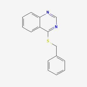 molecular formula C15H12N2S B6419532 4-(benzylsulfanyl)quinazoline CAS No. 6956-67-8