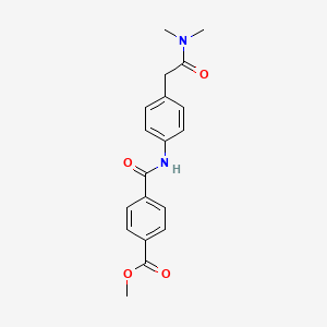 molecular formula C19H20N2O4 B6419590 methyl 4-({4-[(dimethylcarbamoyl)methyl]phenyl}carbamoyl)benzoate CAS No. 1060351-53-2
