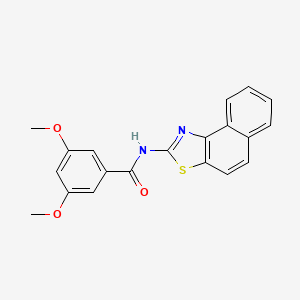 molecular formula C20H16N2O3S B6419812 3,5-dimethoxy-N-{naphtho[1,2-d][1,3]thiazol-2-yl}benzamide CAS No. 6217-20-5