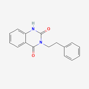 molecular formula C16H14N2O2 B6419838 3-(2-phenylethyl)-1,2,3,4-tetrahydroquinazoline-2,4-dione CAS No. 4059-71-6