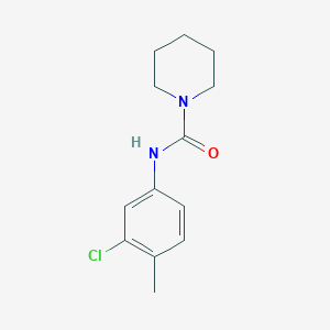 molecular formula C13H17ClN2O B6419869 N-(3-chloro-4-methylphenyl)piperidine-1-carboxamide CAS No. 60465-07-8