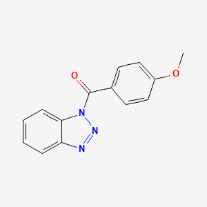 molecular formula C14H11N3O2 B6419975 1-(4-methoxybenzoyl)-1H-1,2,3-benzotriazole CAS No. 4231-69-0