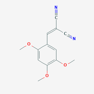 2-[(2,4,5-trimethoxyphenyl)methylidene]propanedinitrile