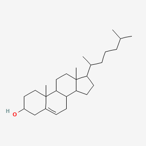 molecular formula C27H46O B6420115 2,15-二甲基-14-(6-甲基庚烷-2-基)四环[8.7.0.0^{2,7}.0^{11,15}]庚十七烯-5-醇 CAS No. 765935-41-9