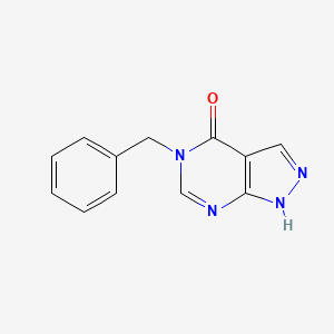 5-benzyl-1H,4H,5H-pyrazolo[3,4-d]pyrimidin-4-one