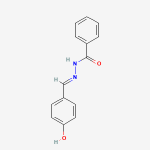 N'-[(1E)-(4-hydroxyphenyl)methylidene]benzohydrazide