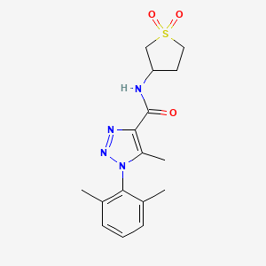 molecular formula C16H20N4O3S B6420958 1-(2,6-dimethylphenyl)-N-(1,1-dioxo-1lambda6-thiolan-3-yl)-5-methyl-1H-1,2,3-triazole-4-carboxamide CAS No. 924829-48-1