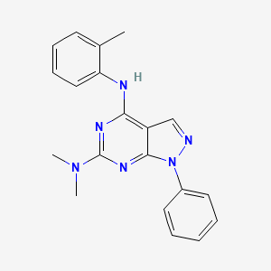 N6,N6-dimethyl-N4-(2-methylphenyl)-1-phenyl-1H-pyrazolo[3,4-d]pyrimidine-4,6-diamine